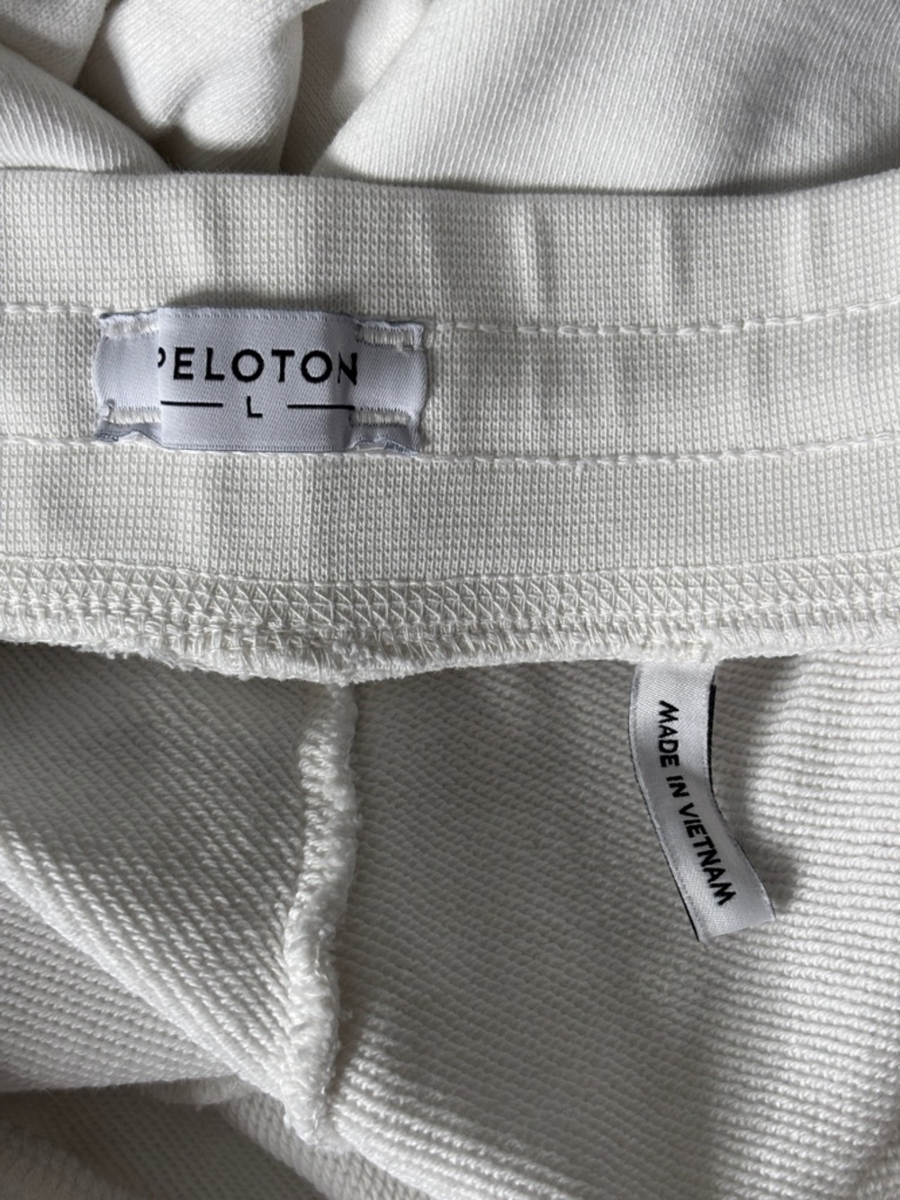Peloton Ombre Joggers | White Pink & Purple Dip Dye Sweatpants | Cotton Lounge - Picture 4 of 7